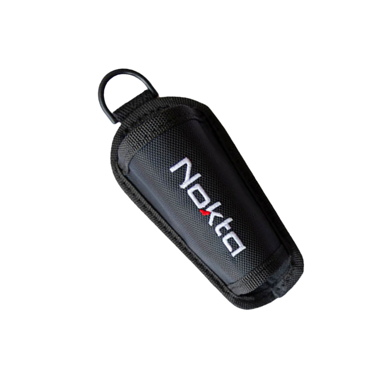 Black Nokta belt holster for AccuPOINT pinpointer with quick-access opening