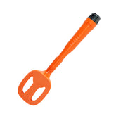Quest Scuba Tector coil face fitted with orange  protective cover with white background