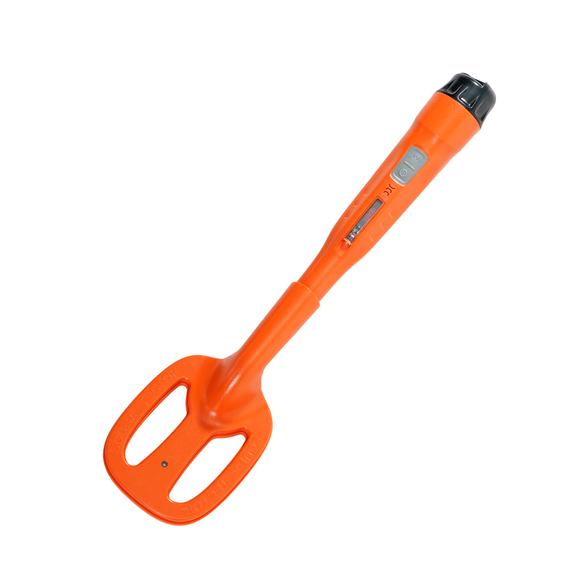 Orange and black Quest Scuba Tector on white background