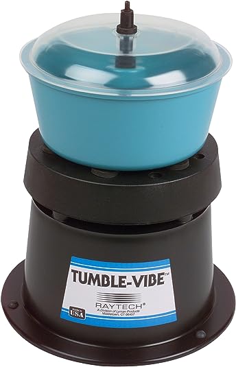 Raytech 23-001 TV-5 Standard Vibratory Plastic Tumbler, 0.05 Cubic feet Bowl Capacity, 115V, 60 Hz