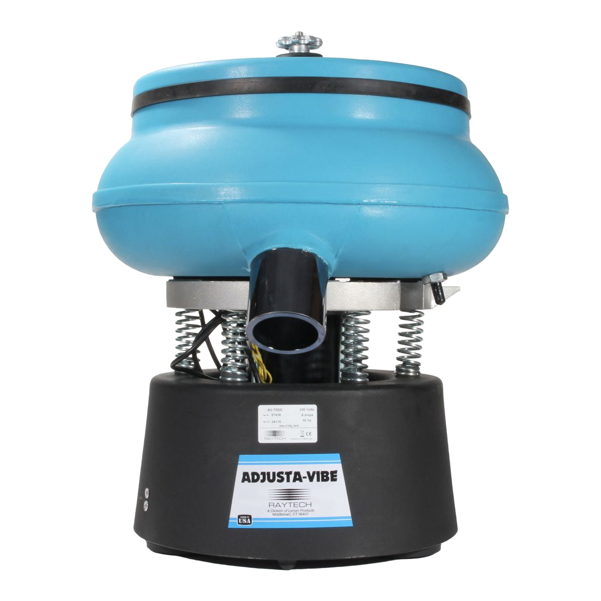 Raytech Adjusta-Vibe 75DC Vibratory Tumbler with Discharge Port