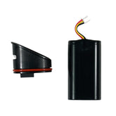Minelab Manticore replacement Li-ion battery pack with sealed end cap and O-ring