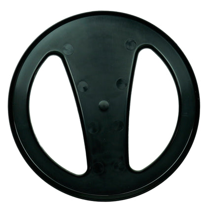 Close-up view of Minelab X-TERRA 10.5 inch coil cover protective plate