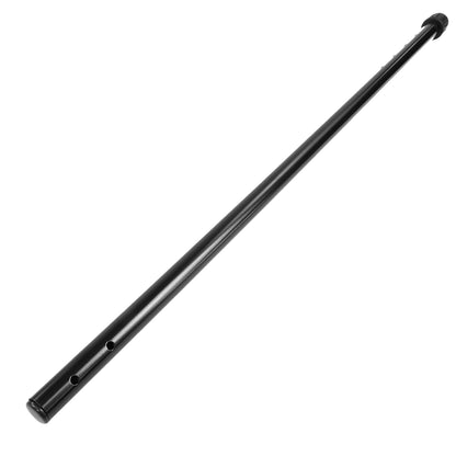 Minelab Straight Upper Shaft for Gold Detectors GPX, GP, and SD Series side view black with white background