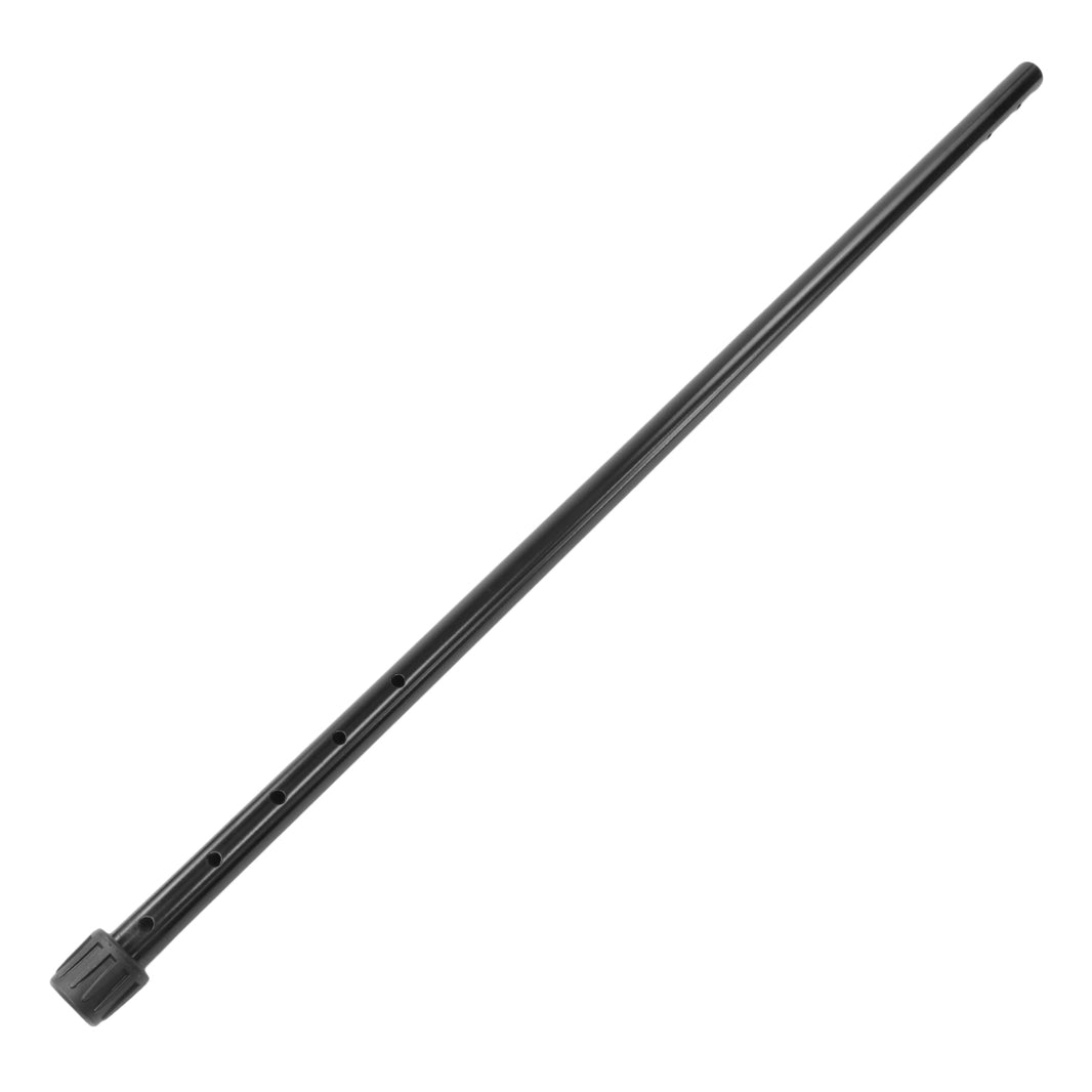 Minelab Straight Upper Shaft for Gold Detectors GPX, GP, and SD Series side view black with white background