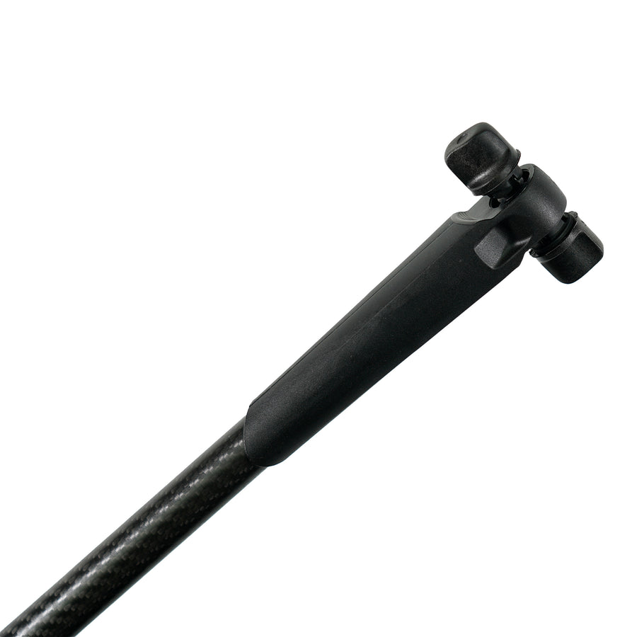Minelab lower shaft coil attachment point detail
