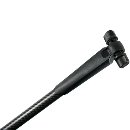 Close-up view of Minelab FBS lower shaft threading and connection