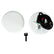 Minelab GM05 5 in coil with coil cover, cable and mounting bolt laid out