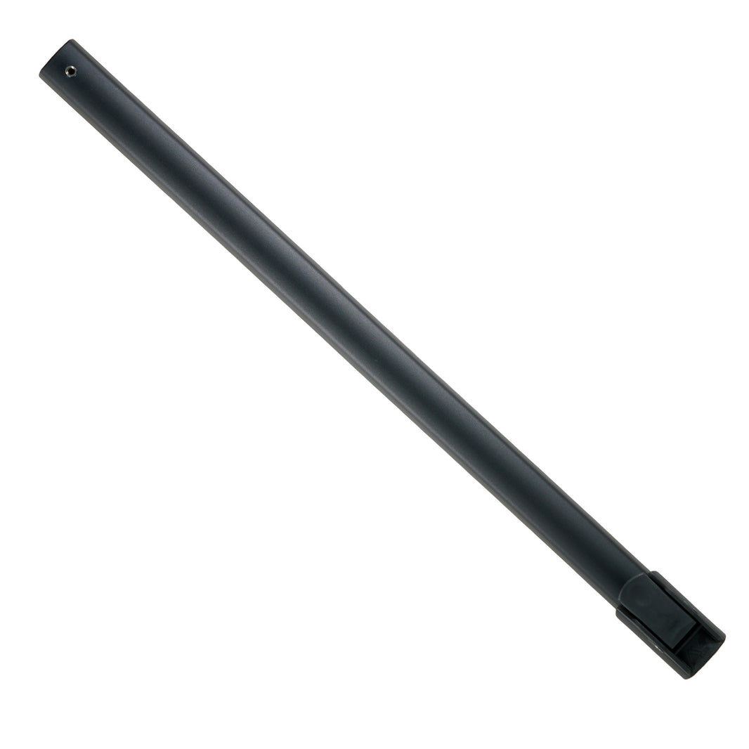 Close-up view of Minelab upper shaft connection points and hardware