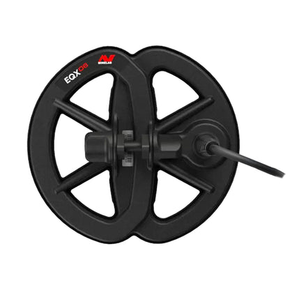 Minelab Equinox 700 fully extended showing lightweight carbon fiber construction