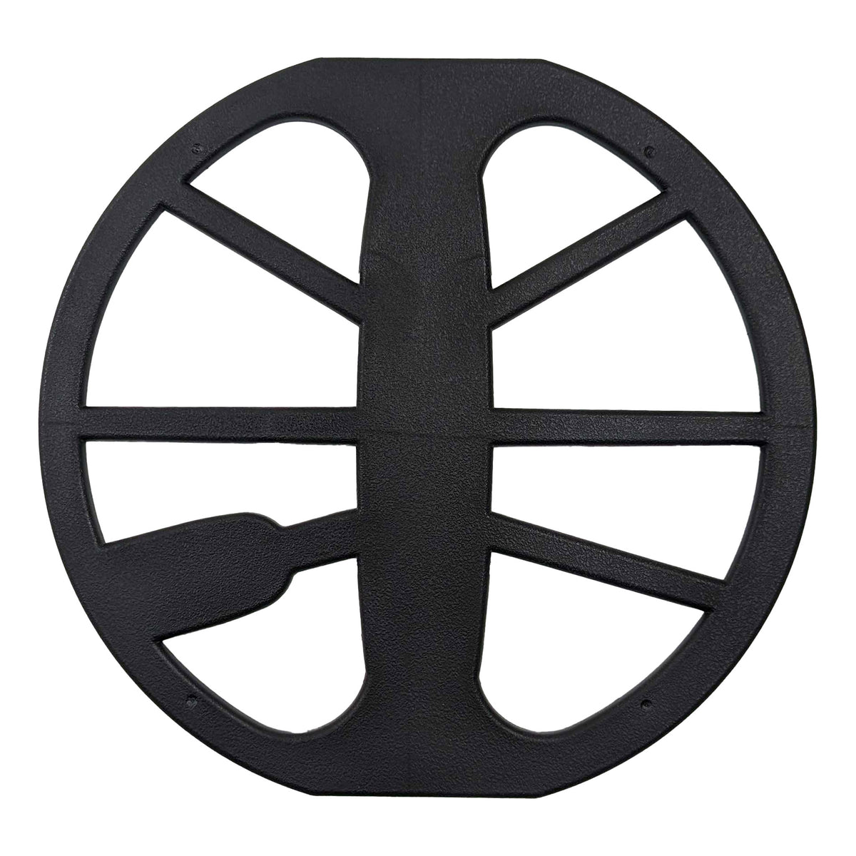 Exterior view of the skidplate for the Minelab EQX 11 waterproof coil  
