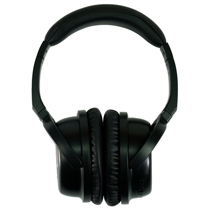 ML85 headphones folded with ear cups facing each other showing compact design