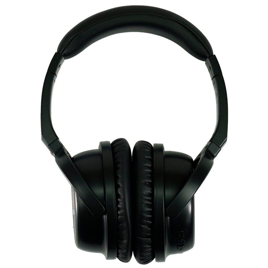 ML85 headphones folded with ear cups facing each other showing compact design
