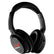 Minelab ML 85 wireless headphones showing black ear cups with red Minelab logo