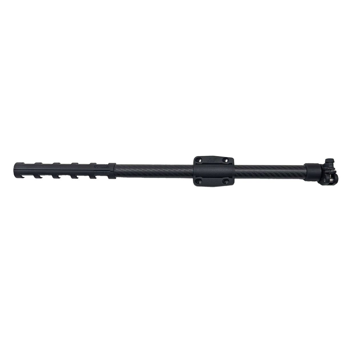 Close-up of Minelab Equinox 700 900 upper shaft assembly connection points