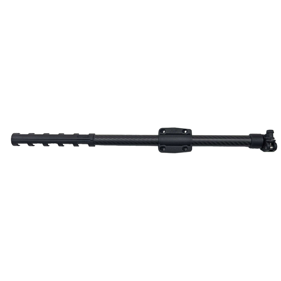 Close-up of Minelab Equinox 700 900 upper shaft assembly connection points