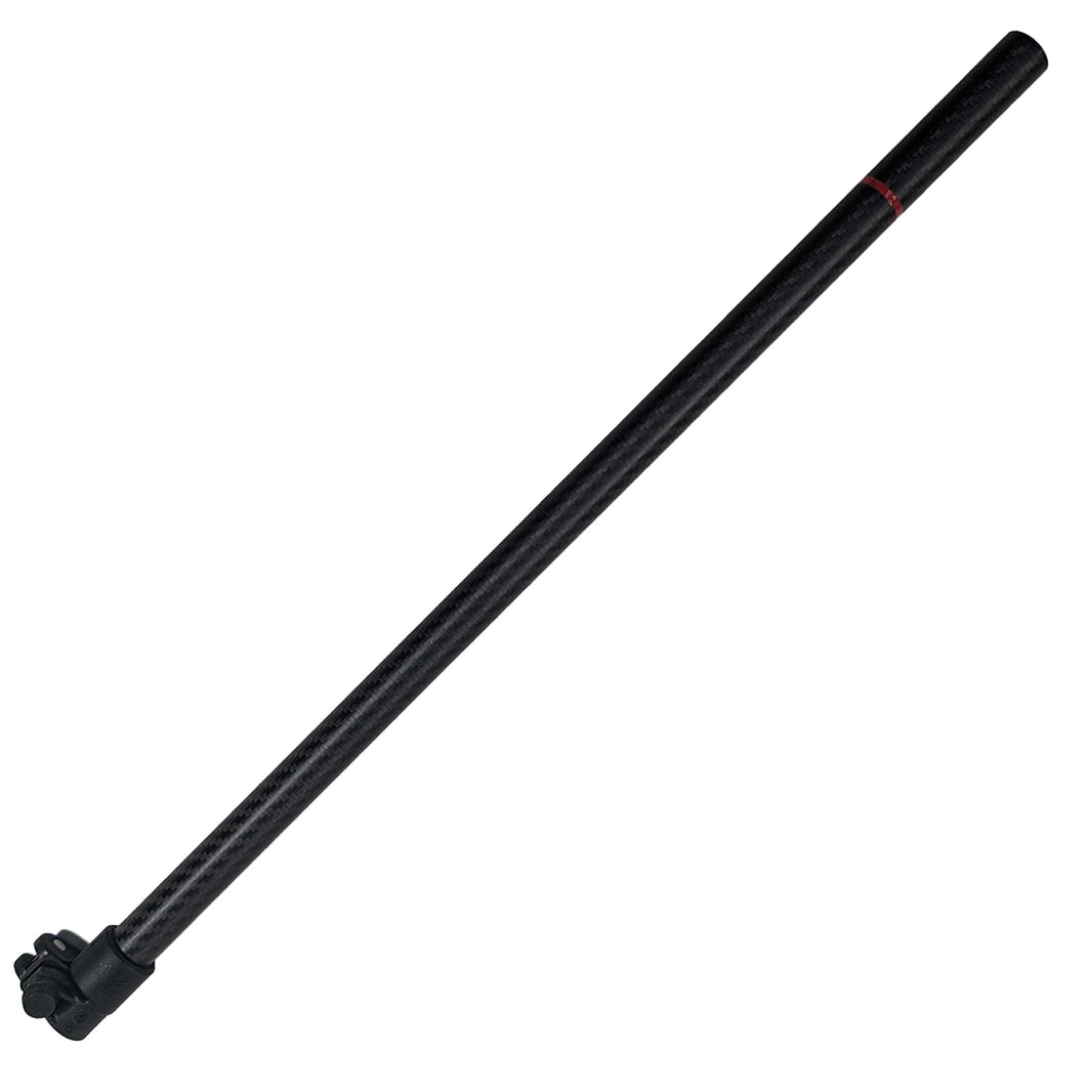 Close-up of Minelab Equinox middle shaft connection points