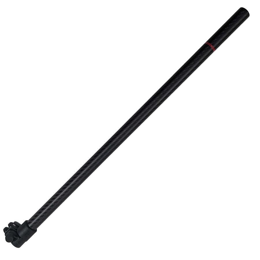 Close-up of Minelab Equinox middle shaft connection points