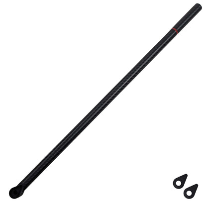 Minelab lower replacement shaft for Equinox 700 and 900 with teardrop washers