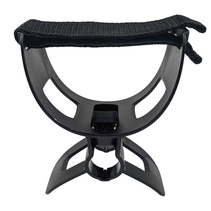Minelab Equinox 700/900 ergonomic armrest side view showing curved design
