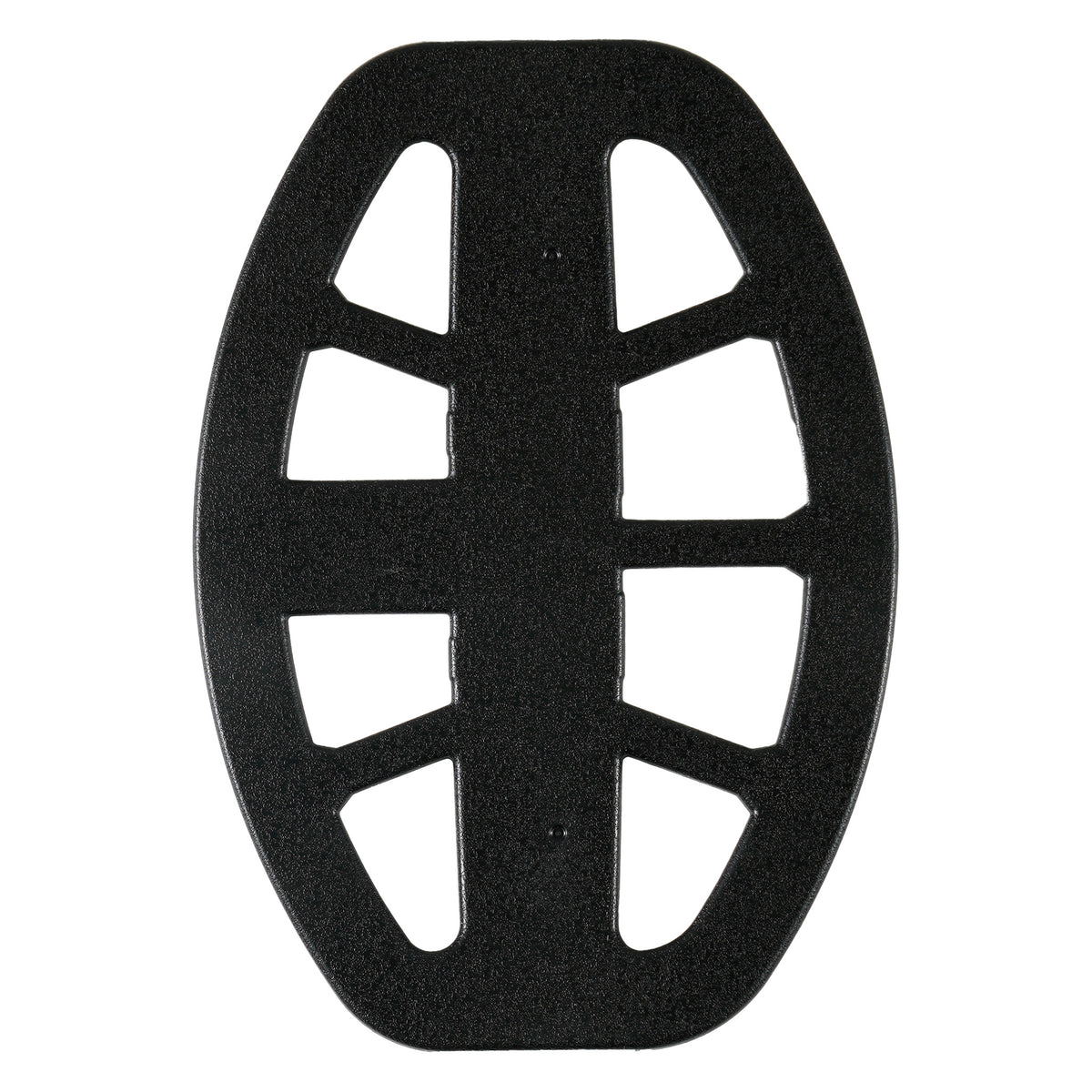 Minelab M8 coil cover shown protecting elliptical DD search coil