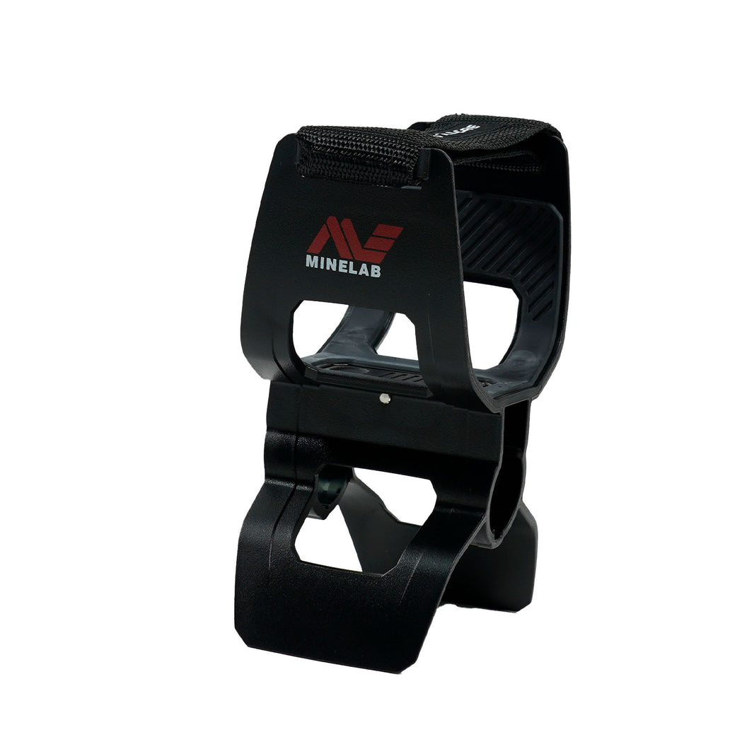 Minelab armrest for Manticore metal detector showing full assembly