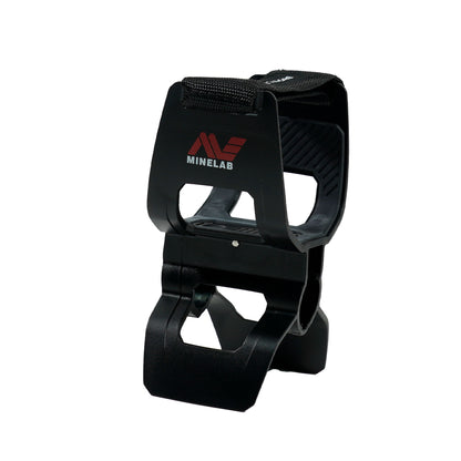 Minelab armrest for Manticore metal detector showing full assembly