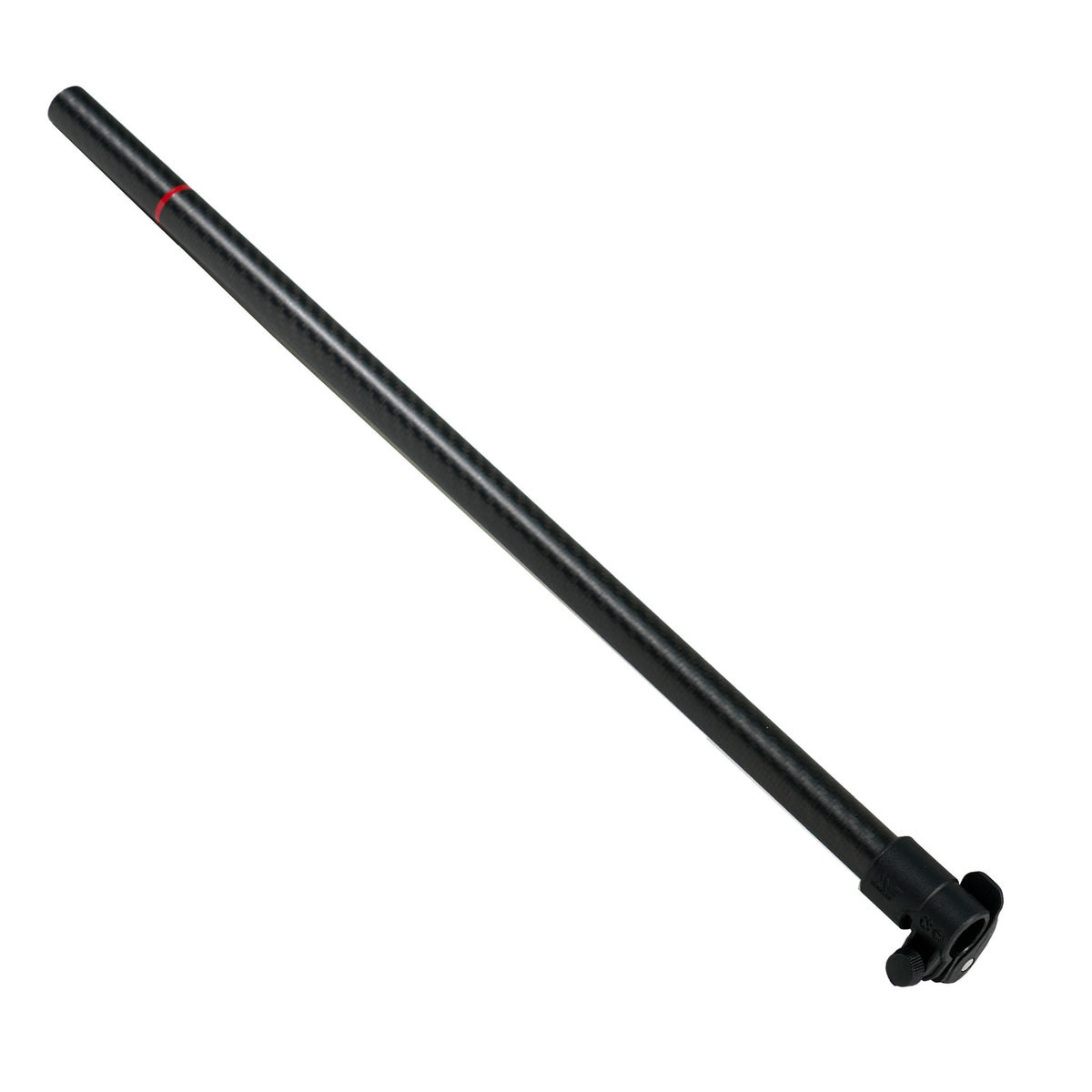 Minelab carbon fiber middle shaft assembly connection points detail