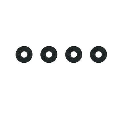 Close-up view of Minelab coil washers showing 4-prong design