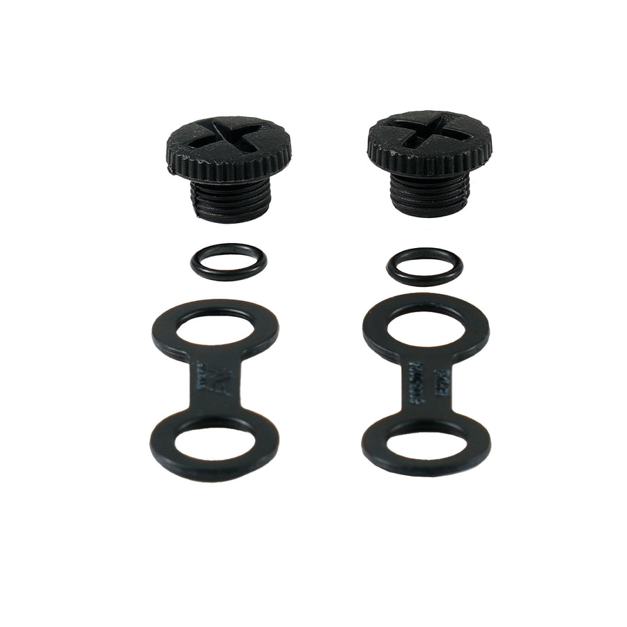 Close-up view of Minelab headphone cap installed on metal detector showing proper fit and seal