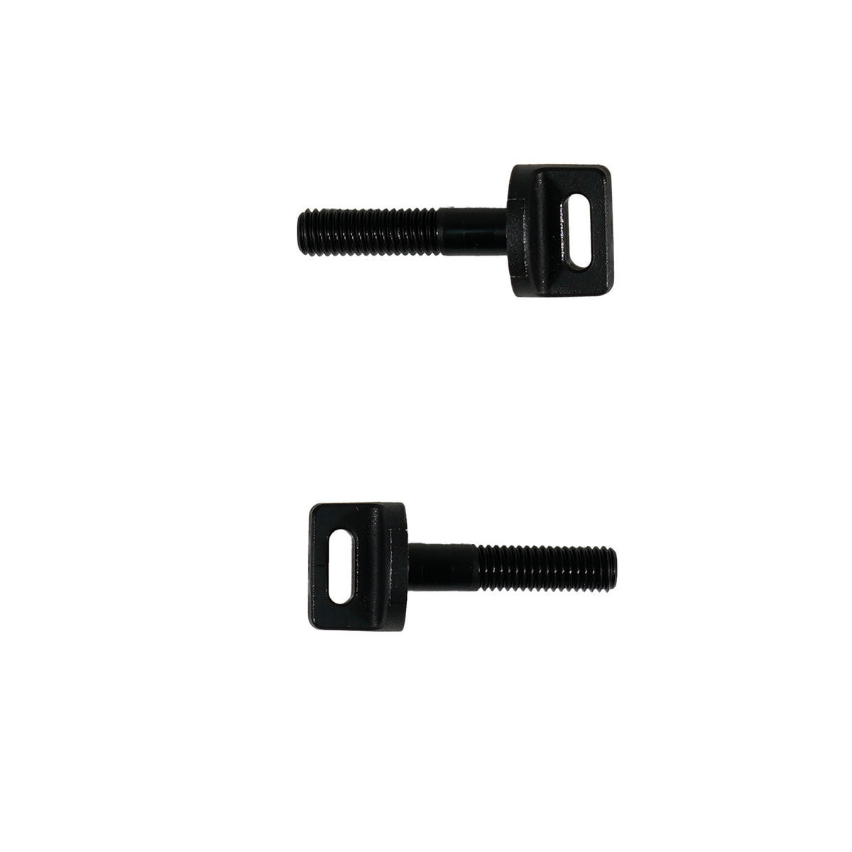 Close-up view of Minelab replacement coil bolt threading and head design