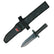 Digging Knife with black sheath on a white background