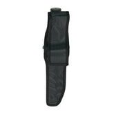 Black tactical sheath on a white background