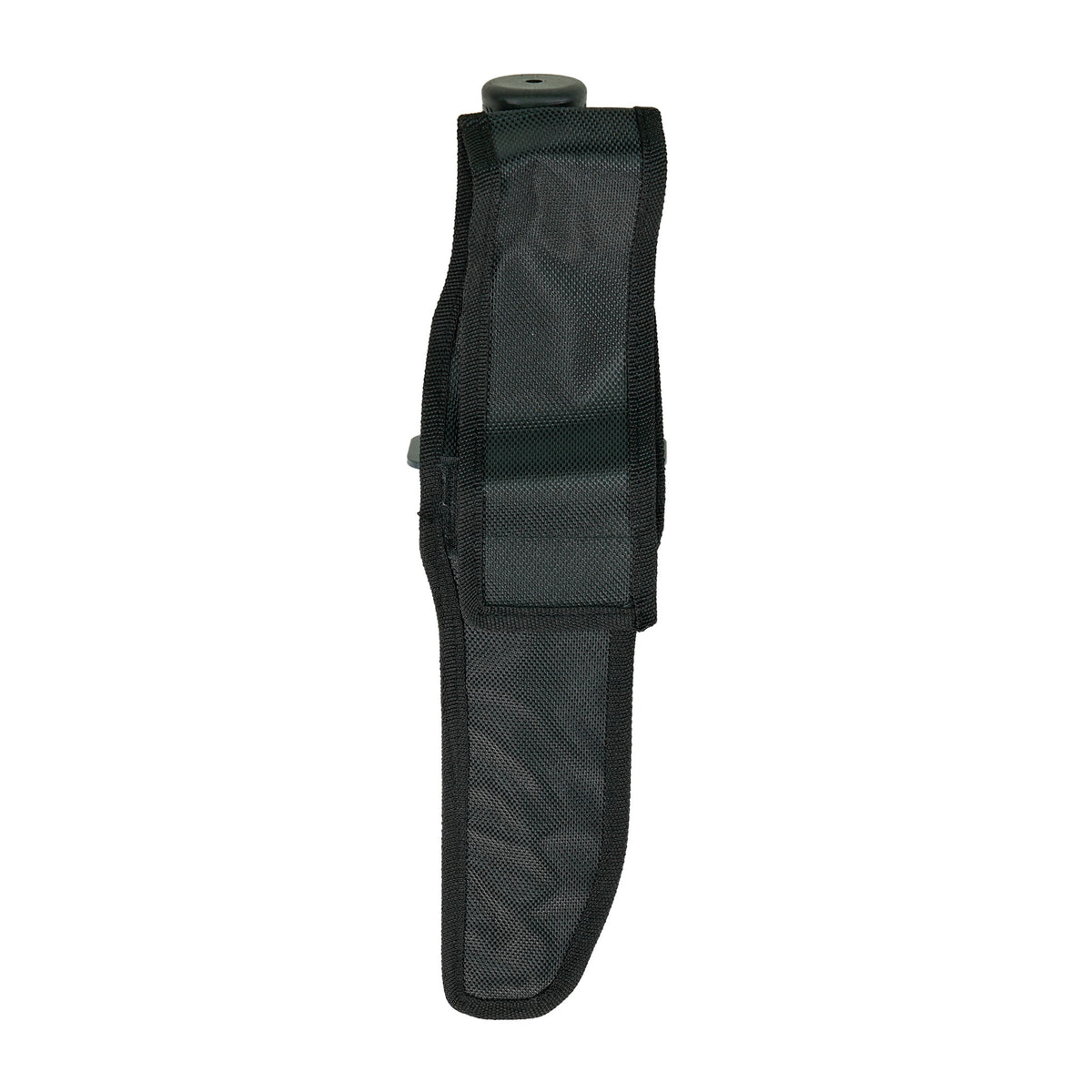 Black tactical sheath on a white background