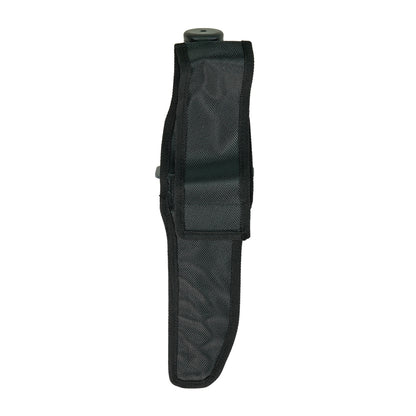 Black tactical sheath on a white background