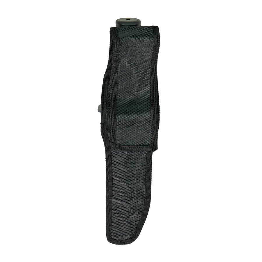 Black tactical sheath on a white background