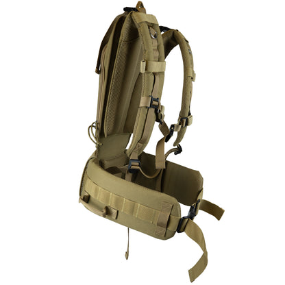 Minelab Pro-Swing 125 Harness for GPZ 8000 tan color back view 