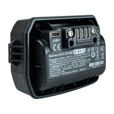 Minelab Li-Ion Rechargeable Battery Pack for GPZ 8000 (7.2V / 46Wh) back side with battery information