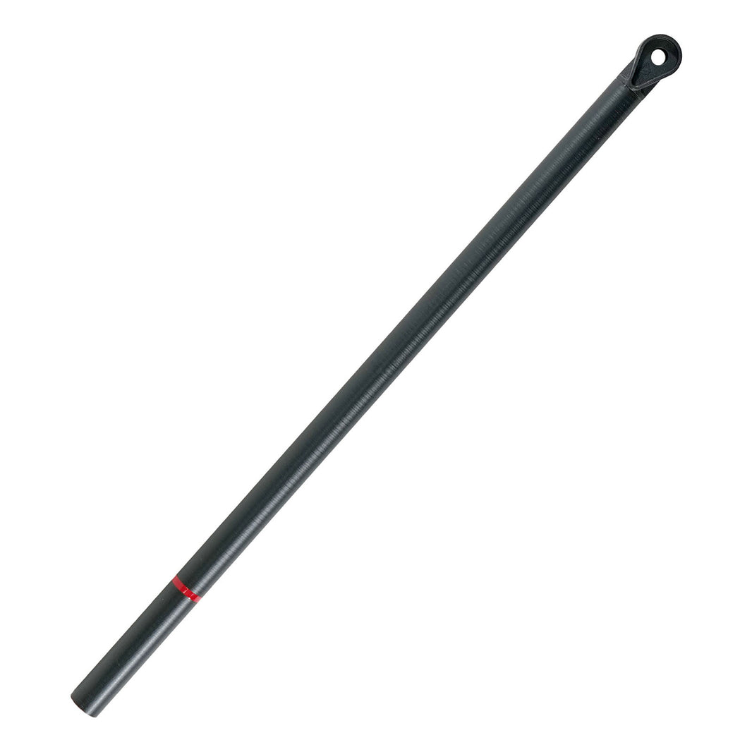 black lower shaft for Minelab Gold Monster 2000 facing upwards with white background