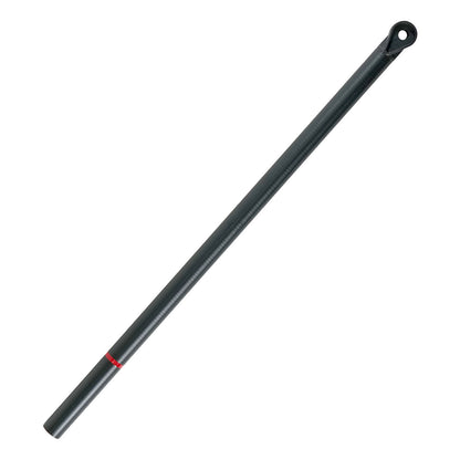 black lower shaft for Minelab Gold Monster 2000 facing upwards with white background