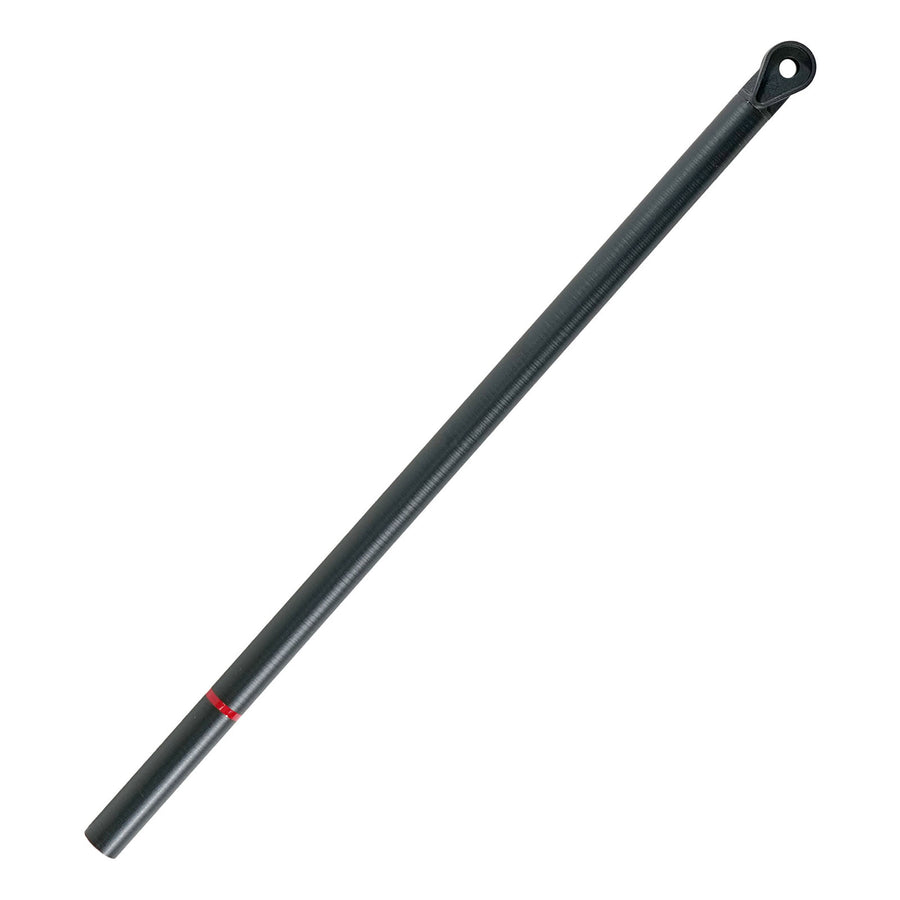 black lower shaft for Minelab Gold Monster 2000 facing upwards with white background