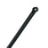 A close-up of a black Fiberglass shaft with a circular mounting bracket at one end, shown against a solid white background.