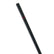 A close-up of a black Fiberglass shaft shown diagonally on a plain white background, with a small red band or marking near the upper middle section.