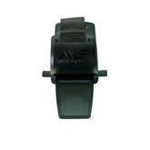 Minelab Armrest with strap for Gold Monster 2000 black with Minelab logo side view