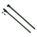 Minelab Telescopic Shaft Assembly for Gold Monster 2000 with upper and lower shaft and hardware black