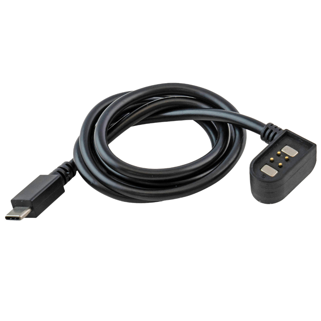 Minelab USB-C Charging Cable Magnetic Connector for Vanquish V60 black wuth white background