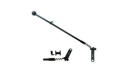 Minelab guide arm accessory for GPX 6000 and GPZ 7000 metal detectors showing ergonomic design