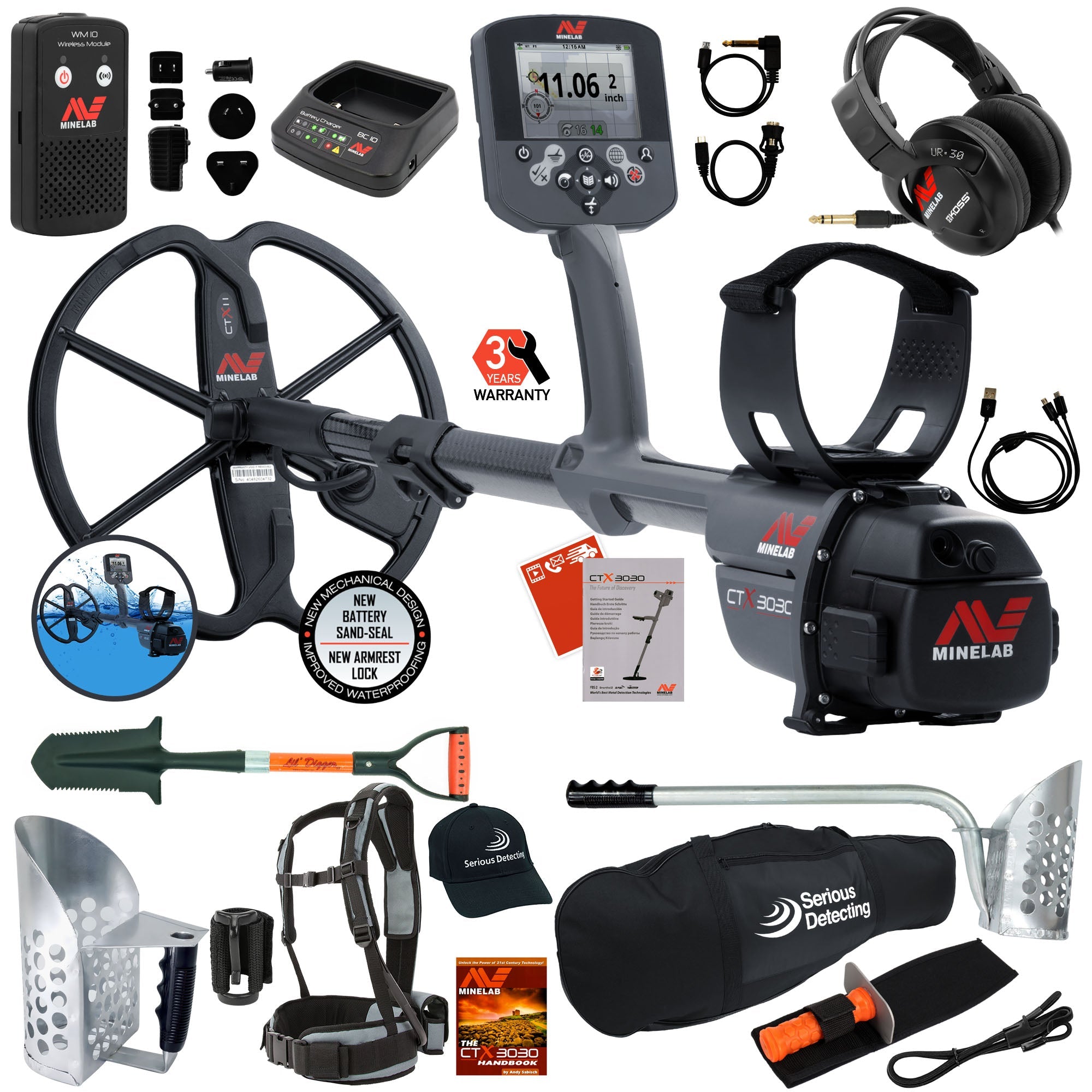 Minelab CTX 3030 Metal Detector Starter Package - PKSD