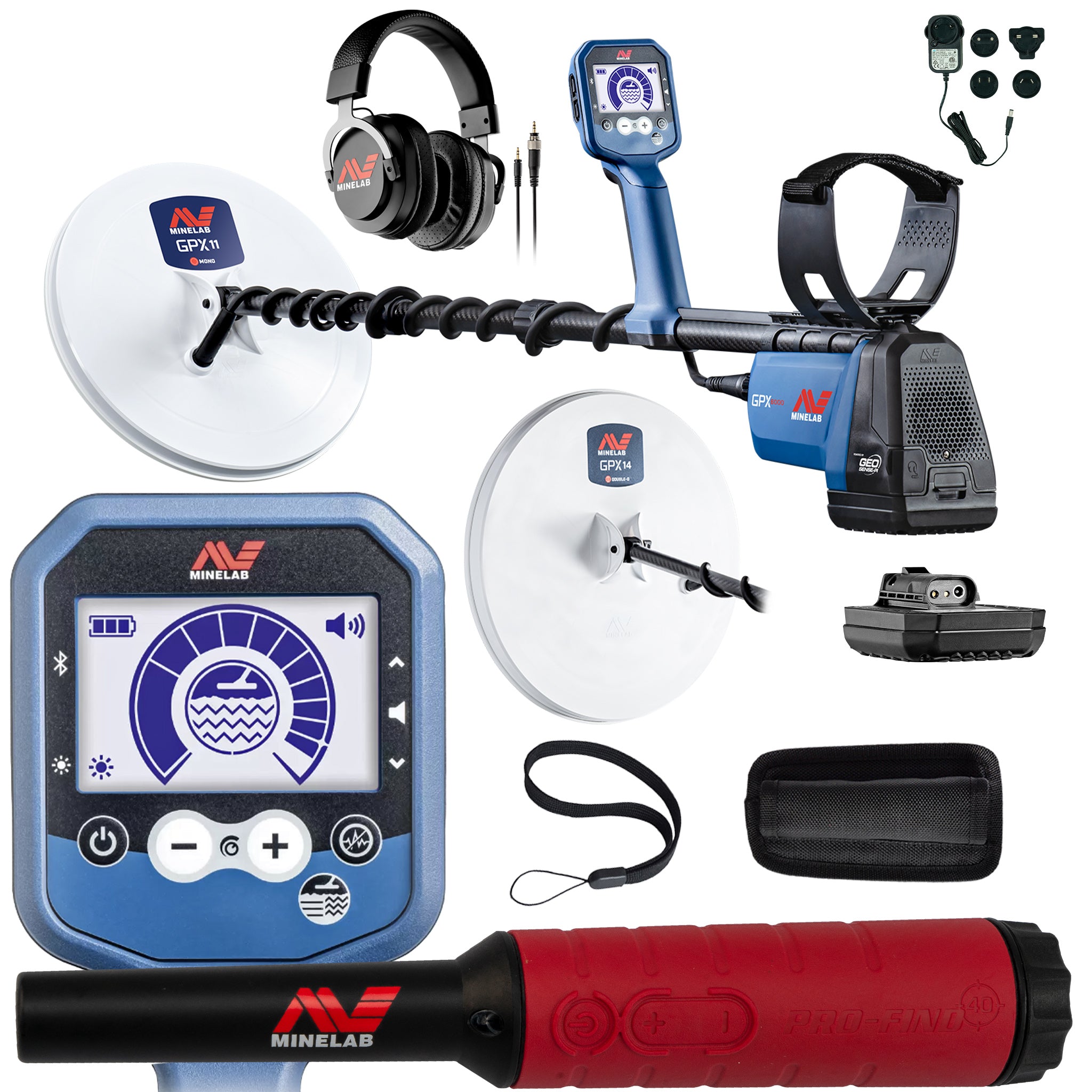 Minelab GPX 6000 Metal Detector with  Pro-Find 40 Pinpointer