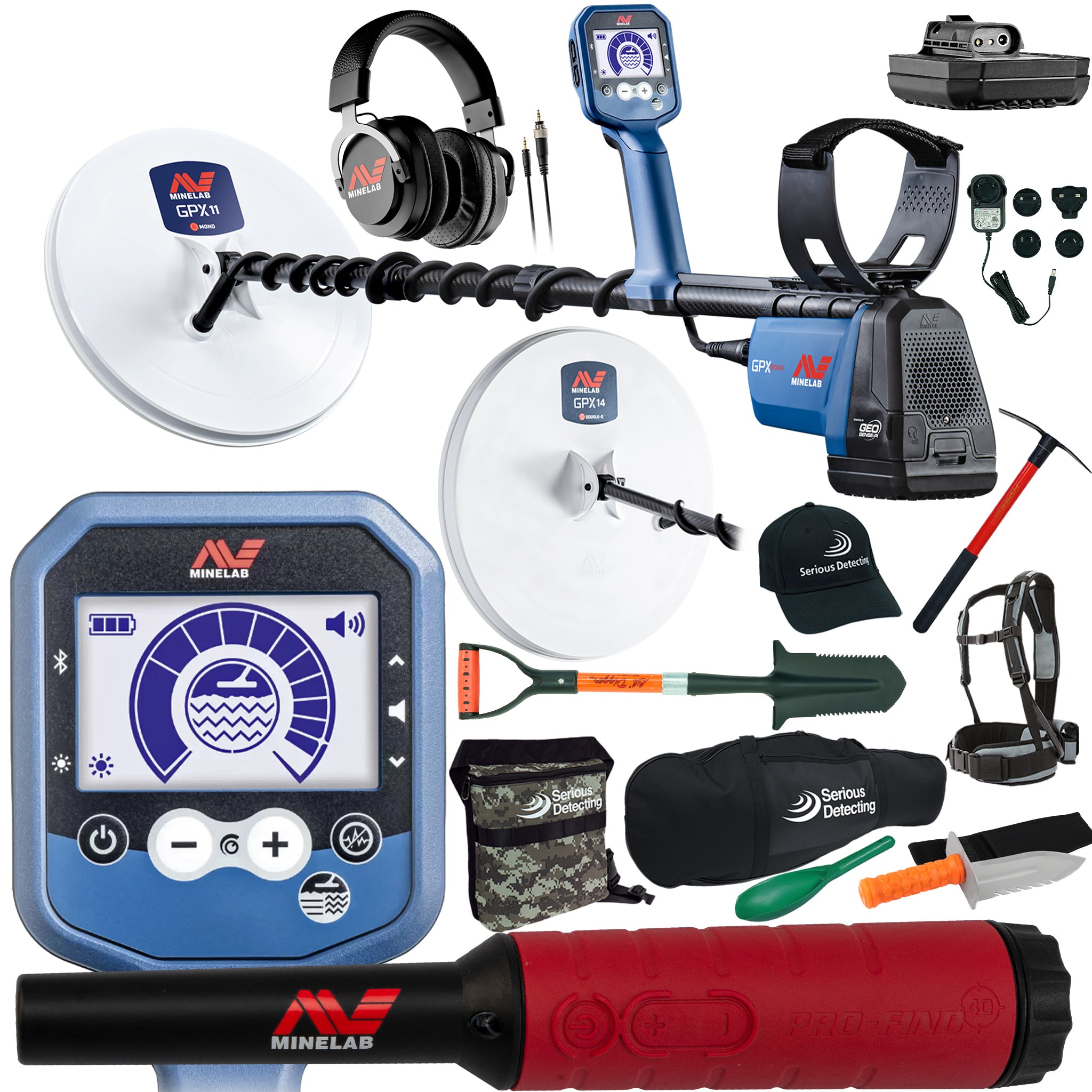 Minelab GPX 6000 Metal Detector Pro Package - PKSD